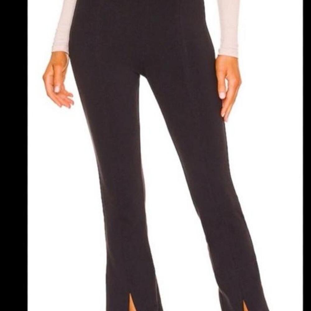 Alo split leg pant black full length small